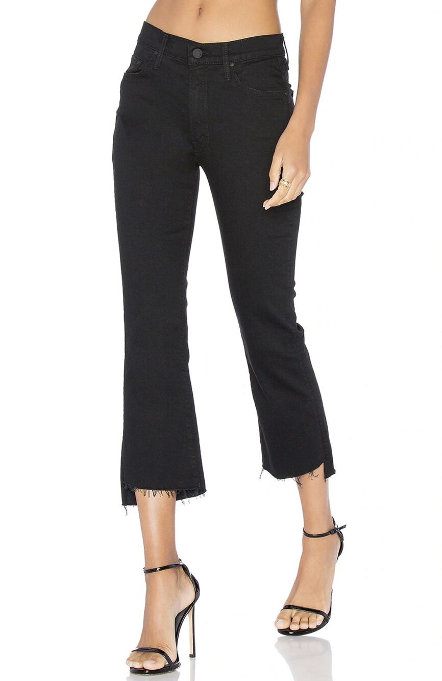 Mother The Insider Crop Step Fray in Not Guilty Size 28